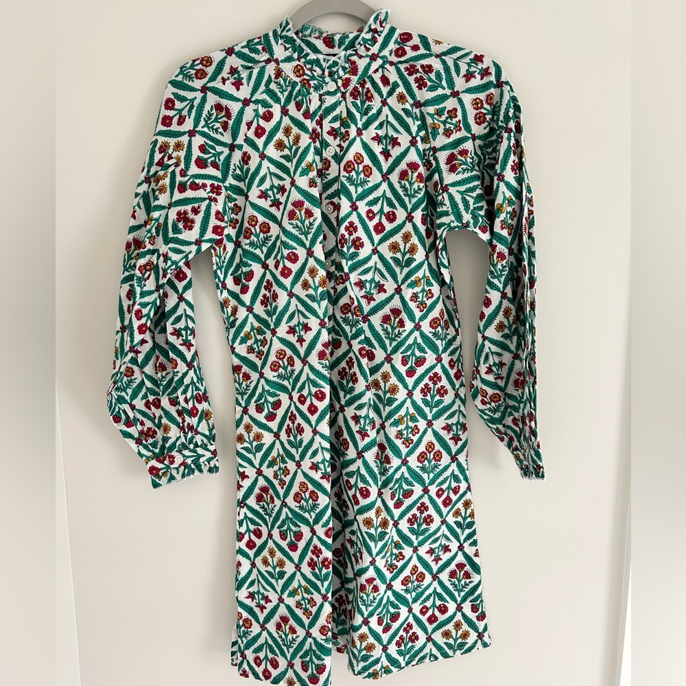 Madison Mathews floral mini dress